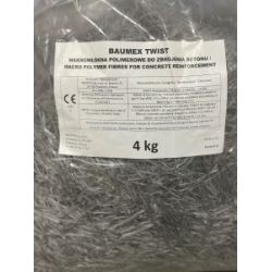Šķiedras polimēra Baumex Twist 50mm 4kg/iep. AKCIJA INTERNETVEIKALĀ